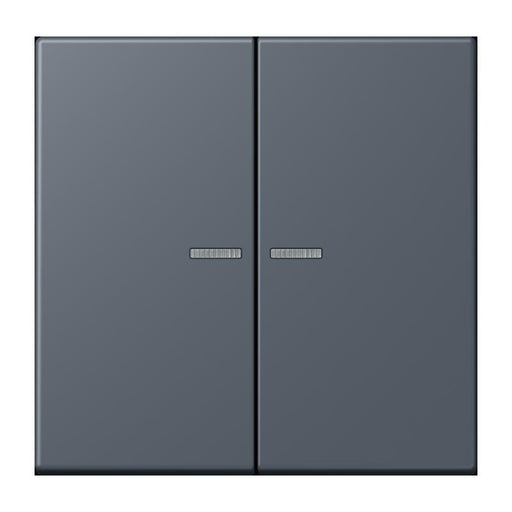 Jung - Bedienelement intelligent Taster 2fach BT LC 17102 262 gris fonce 59