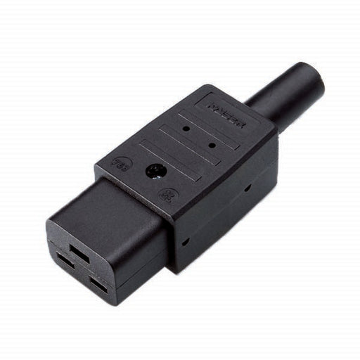 Bachmann - Geräteanschlussdose Kaltgerätedose C19 sw 915.174 16A/250VAC,65 Grad