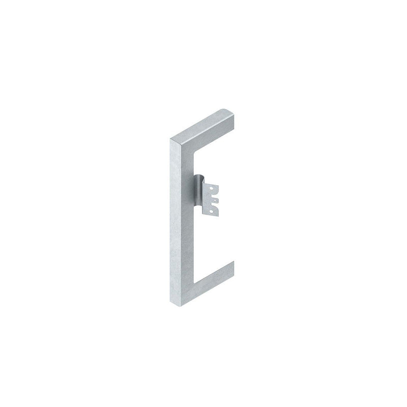 Niedax - Wandanschlussblende für Geräteeinbaukanal GK-Wandabschlussblende DWBL 170T60 S links 211x61mm