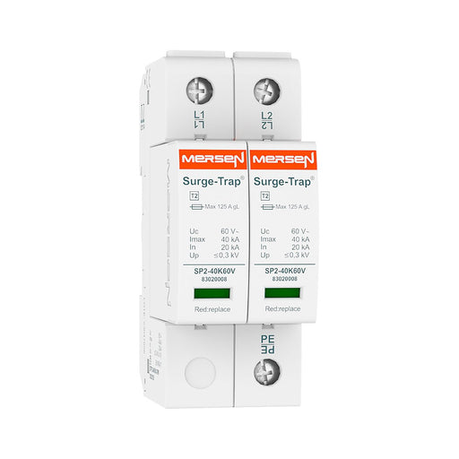 Mersen - Überspannungsableiter für Energietechnik/Stromversorgung Überspg.-Ableiter Typ 2 STPT2-40K60V-2P 40kA Uc60V 2+0 TNS