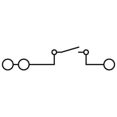 Phoenix Contact - Trenn- und Messtrenn-Reihenklemme Messertrennklemme PTC 2,5-TWIN-MT − 50 Stück