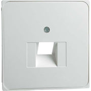 Peha - Einsatz/Abdeckung für Kommunikationstechnik Abdeckung alu D 95.610.70 UAE/1-N für UAE-Dose 1Term