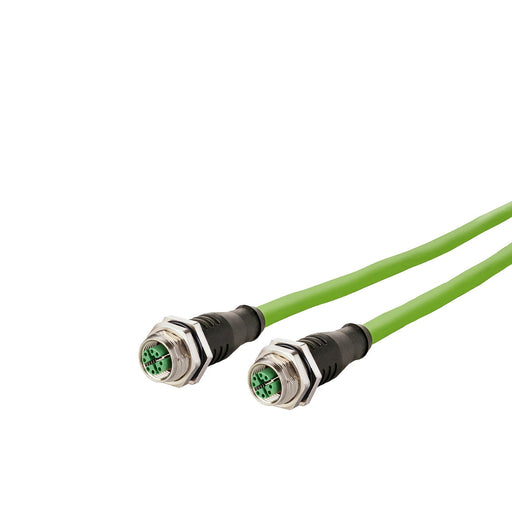 Metz Connect - Patchkabel Kupfer Industrie IndustrialEthernet Leitung 142M2X22010 X-kodiert, 1m, M12