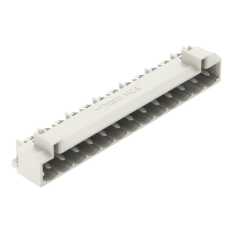 WAGO - Leiterplattensteckverbinder THT-Stiftleiste Lötstift 721-443/001-000 1,0x1,0,abgew.,lgr − 50 Stück