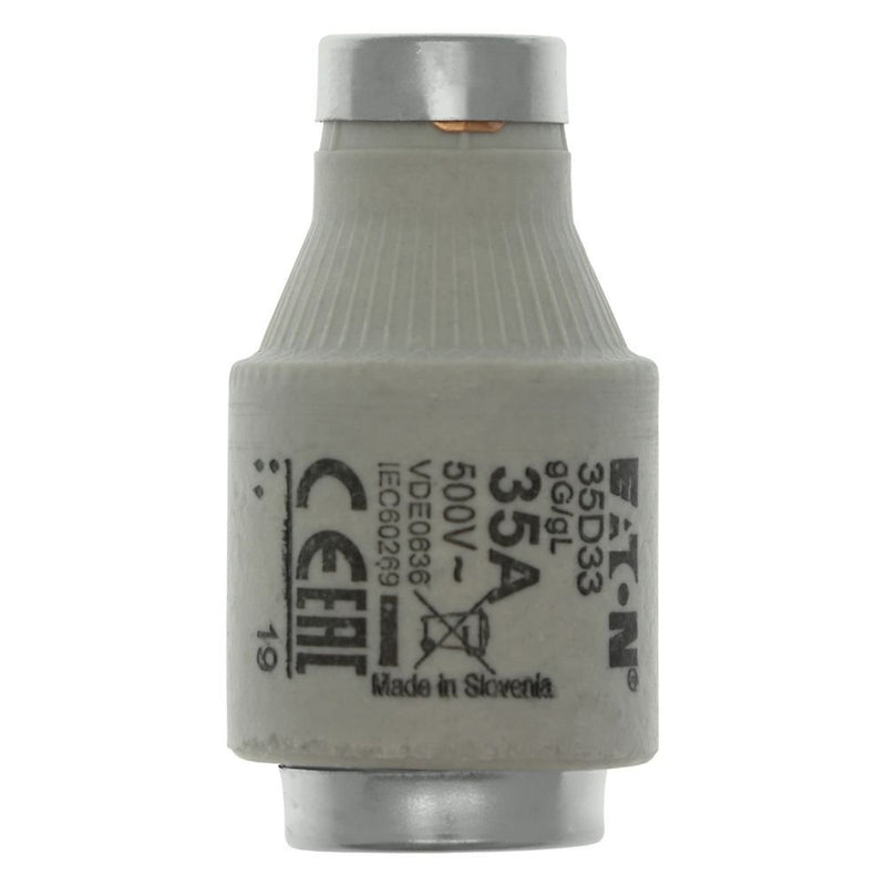 Eaton - D-Sicherungseinsatz Sicherungseinsatz Nieders. SICHERUNG-#35D33 35A AC 500V 100kA − 5 Stück