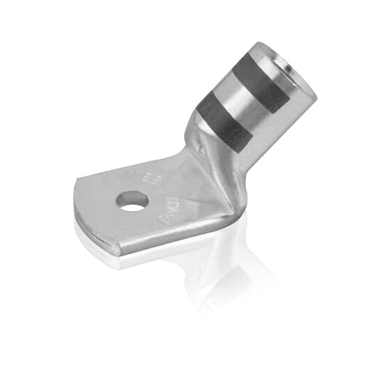 ABB Stotz S&J T&B - Rohrkabelschuh für Cu-Leiter Metall-Presskabelschuh 150M12-A-45 mit 45°- Lasche − 10 Stück