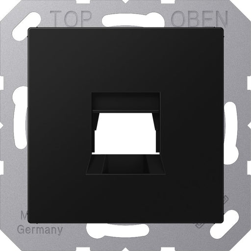 Jung - Einsatz/Abdeckung für Kommunikationstechnik Abdeckung 1-fach A 1569-15 WE SWM f.MJ WE TE-connect