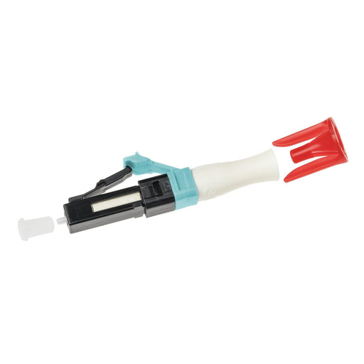 Corning - LWL-Steckverbinder NPC LC-Stecker 50µ 80611327745 OM3/OM4 sw aq