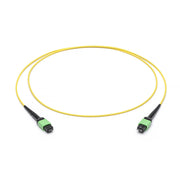 Corning - Patchkabel LWL LWL-Patchkabel 8F MPO APC JEDEE08GEZ-NB010M BU/ST OS2 10m gelb