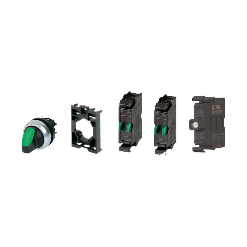 Eaton - Frontelement für Wahlschalter Leuchtwahltaste RMQ-Titan M22-WRLK3-#110925 rastend 2S grün