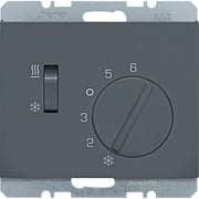 Berker - Raumthermostat Raumtemperaturregler 20297106 K.1, anthr