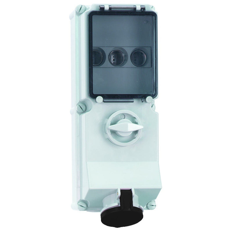 Bals Elektrotech - CEE-Steckdose abschaltbar, abgesichert (IEC 60309) Wandsteckdose abschaltbar 1736 abgesichert 63A 4p