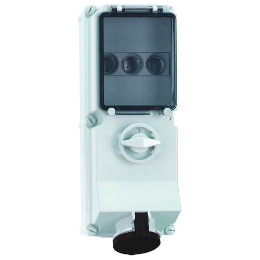 Bals Elektrotech - CEE-Steckdose abschaltbar, abgesichert (IEC 60309) Wandsteckdose abschaltbar 1736 abgesichert 63A 4p