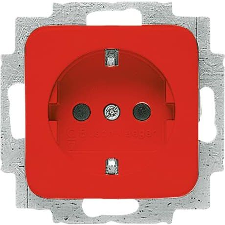 Busch-Jaeger - Steckdose SCHUKO Steckdosen-Einsatz 20 EUC-217-101 rot