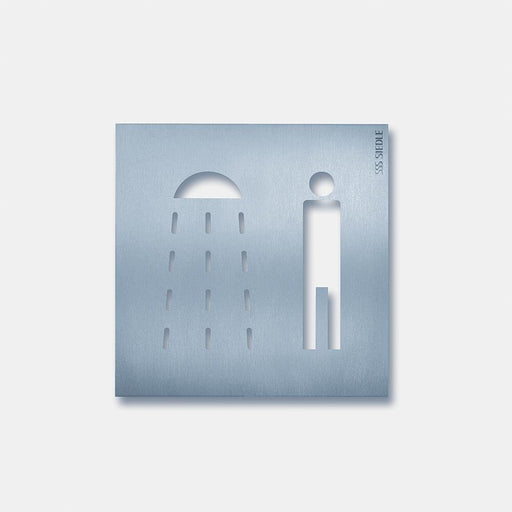 Siedle&Söhne - Kennzeichnungsmaterial Orientierungsschild OSP 0015 154x154mm Dusche Her