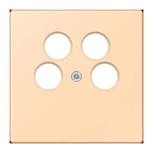 Jung - Einsatz/Abdeckung für Kommunikationstechnik Abdeckung für SAT-TV LC 990-4 SAT2 223 ocre (32060)