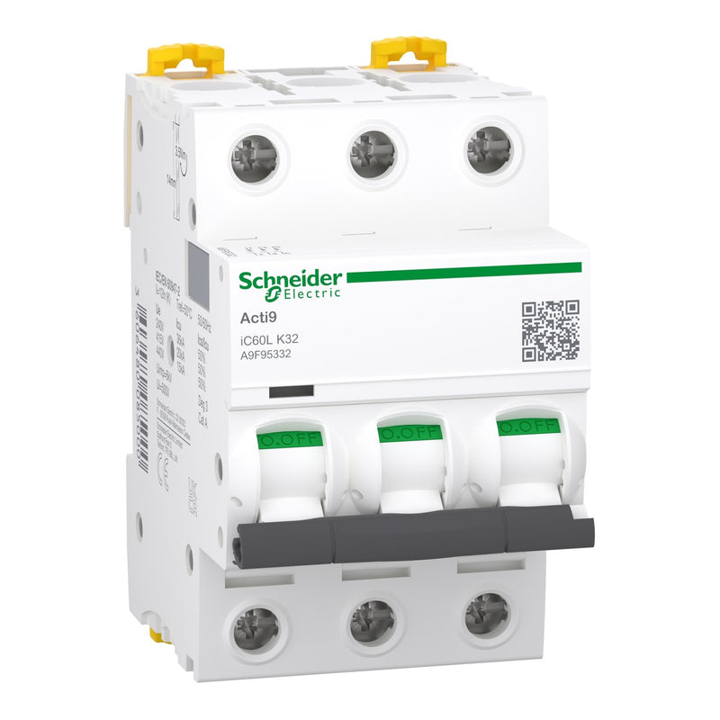 Schneider Electric - Leitungsschutzschalter LS-Schalter A9F95332 3P 32A K IC60L