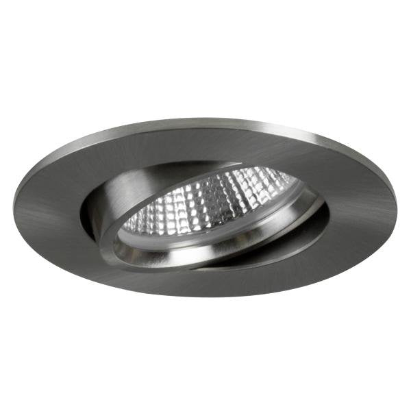 Brumberg Leuchten - Downlight/Strahler/Flutlicht LED-Einbauleuchte 350mA 12463153 rund, nickel, d2w