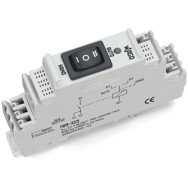 WAGO - Schaltrelais Schaltrelais-Baustein 789-323 24VDC,1S, Hand