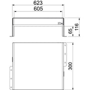 OBO Bettermann - Brandabschottung Brandschutzbox PMB 660-3 A2 dreiseitig