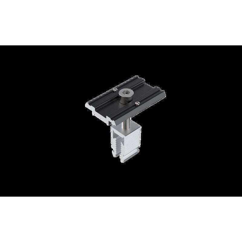 Aerocompact - Photovoltaik-Verbindungs- und Befestigungselement Mittelklkemme CLMB10 schwarz Click30-46mm