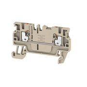 Weidmüller - Durchgangs-Reihenklemme Durchgangsklemme A2C 1.5 0,14-1,5 qmm, beige − 100 Stück