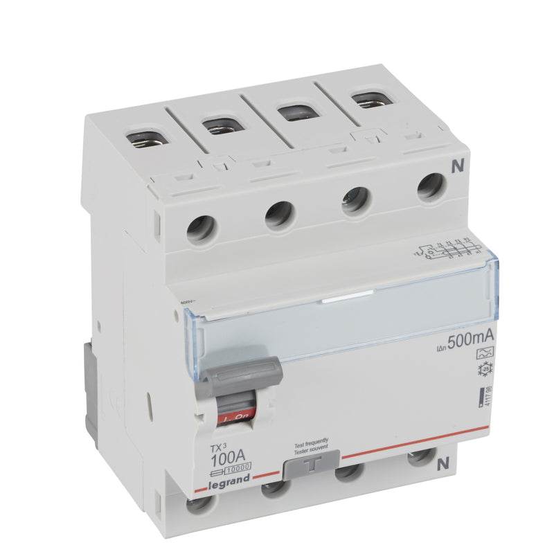 Legrand - Fehlerstrom-Schutzschalter Fehlerstromschutzschalter Legrand 411798 100A, 4-polig, 500mA