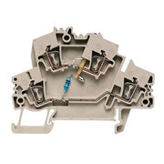 Weidmüller - Bauelement-Reihenklemme Klemme ZDK 2.5-2/LD 24VUC Federanschl.,2.5mm² − 50 Stück