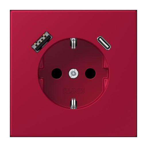Jung - Steckdose SCHUKO Steckdose LC 1520-15 CA 229 rouge carmin (32100)