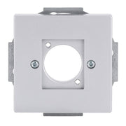 Busch-Jaeger - Einsatz/Abdeckung für Kommunikationstechnik XLR-Zentralscheibe 2553-83 alusilber