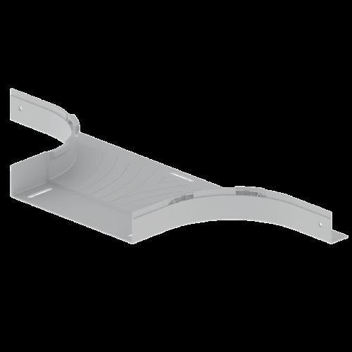Unex - T-Stück für Kabelrinne T-Abzweiger 66328 lichtgrau, 60x300mm − 2 Stück
