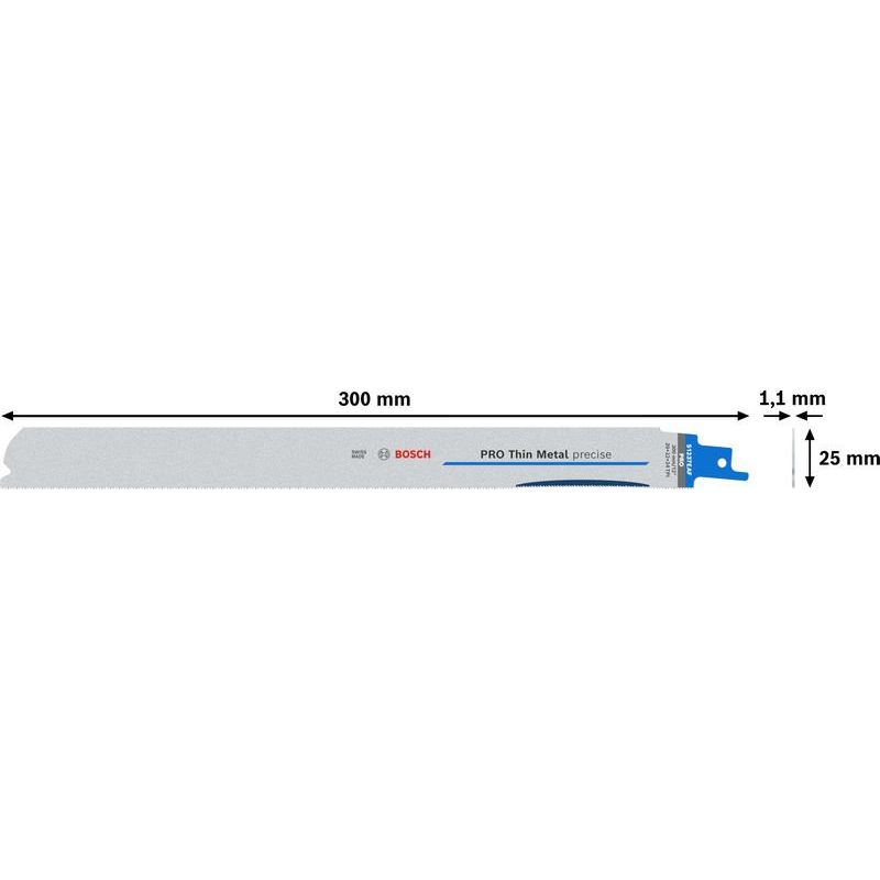 Bosch - Säbelsägeblatt PRO Thin Metal precise 2608658990VE(5) S1237EAF − 5 Packung