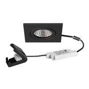 Brumberg Leuchten - Downlight/Strahler/Flutlicht LED-Einbaudownlight 230 V 39476083 3000K, quadr