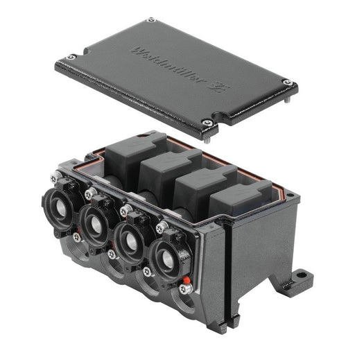 Weidmüller - Modularer Steckverbinder (Industriesteckverbinder) Hochleistungssteckverbinde HDC HP550 KIT 4F r(Industriesteckverb − 1 Stück