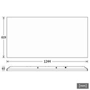LTS Licht&Leuchten - Decken-/Wandleuchte LED-Einlegeleuchte PLL5912562401/DALI 102W 4000K 9815 lm