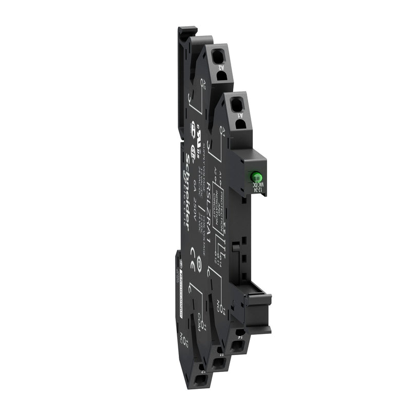 Schneider Electric - Relaissockel Sockel Relais RSLZRA4 Slim 230VUC Feder − 10 Stück