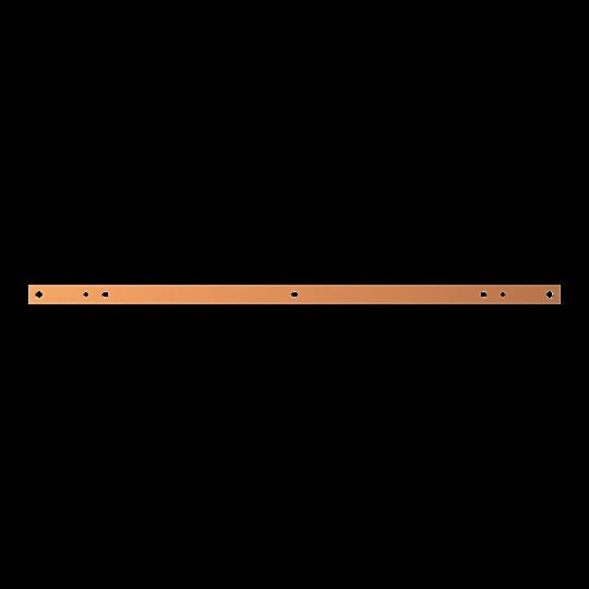 Striebel&John - Sammelschiene Kupferschiene ZXM1106 30x10mm, L:850mm