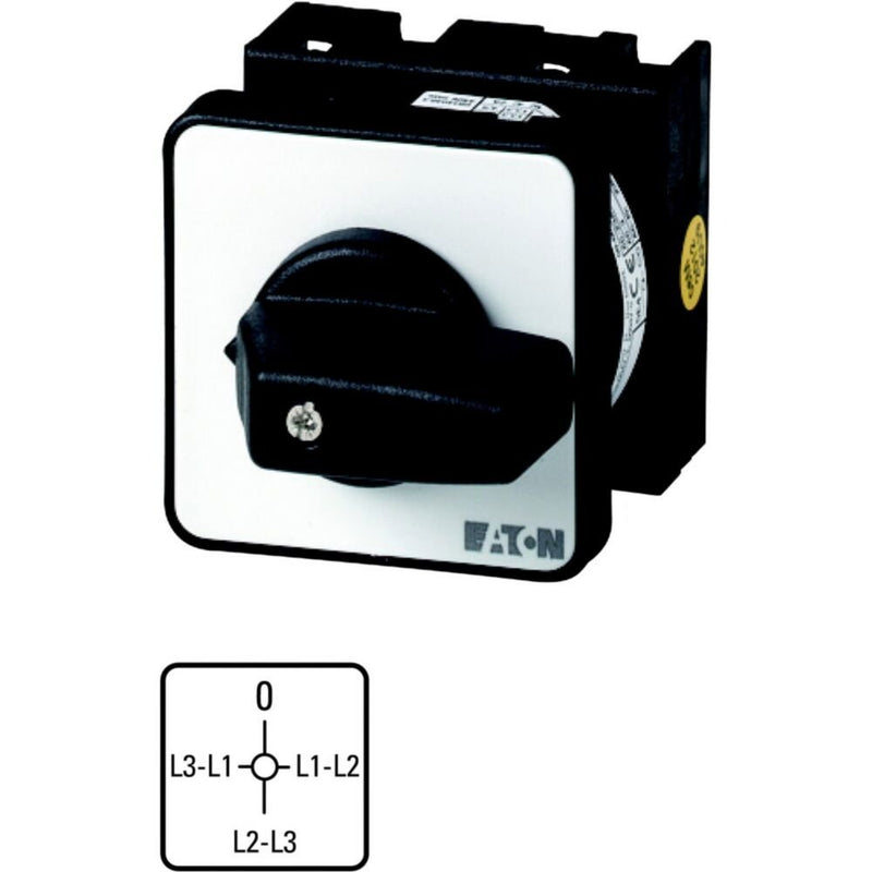 Eaton - Voltmeterumschalter Spannungsmesserumschalter T0-2-15176/EZ T0 20A Zentraleinbau