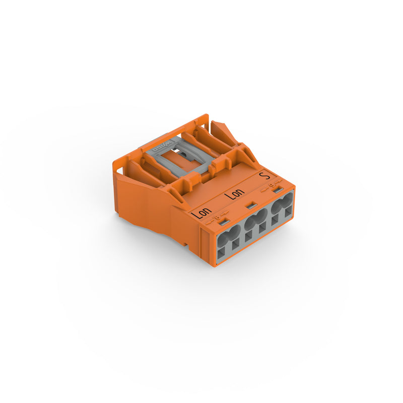 WAGO - Geräteanschluss für steckbare Gebäudeinstallation Snap-In-Stecker 770-2353 3-polig,Kod. R,or − 100 Stück