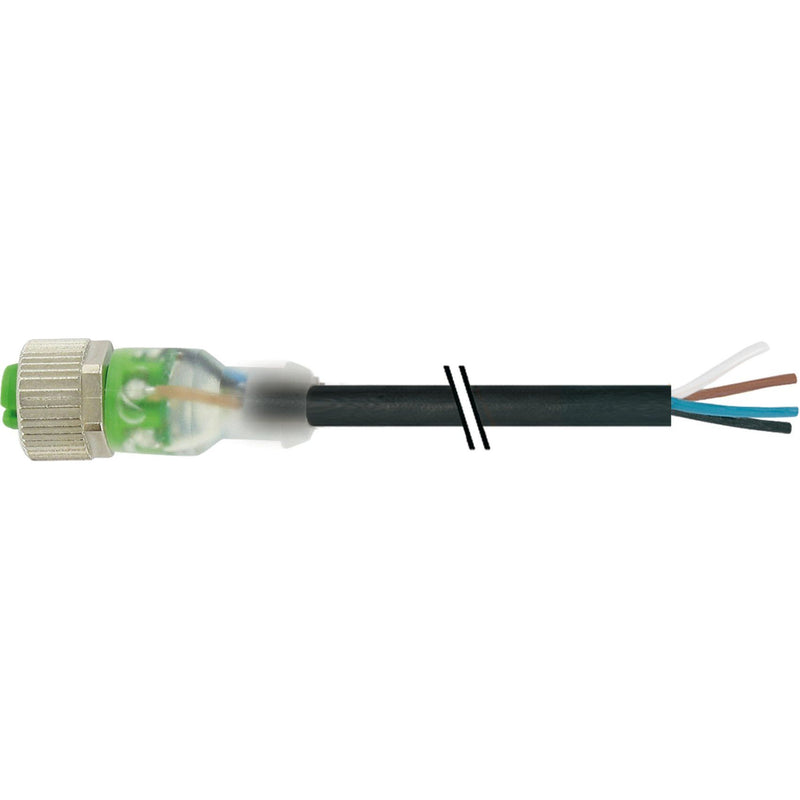 Murrelektronik - Konfektioniertes Sensor-Aktor-Kabel Steckverbinder 7000-12281-6330750 M12 Bu. gerade − 1 Stück