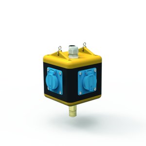 Bals Elektrotech - CEE-Steckdosen-Kombination (IEC 60309) Uni-Block-Vollgummi 57119