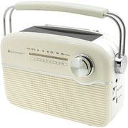 Soundmaster - Radio UKW-Radio m. Solarpanel TR480BE beige − 2 Stück