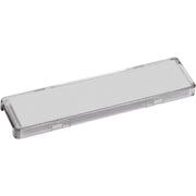 Renz Metallwaren - Bezeichnungsmaterial für Installationsschalterprogramme Namensschild-Abdeckung 97-9-82054 57x14mm − 1 Stück