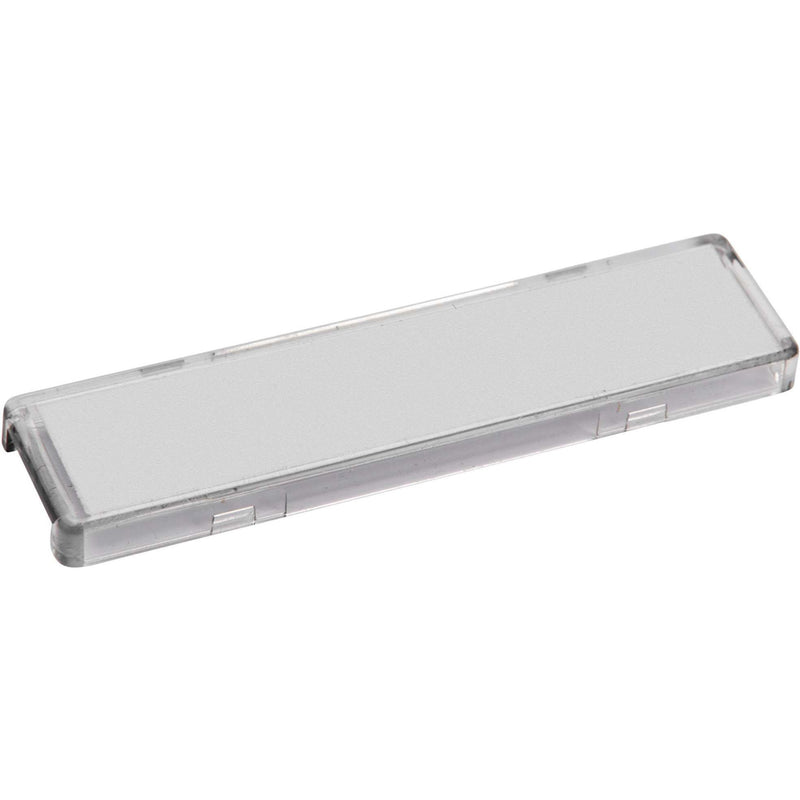 Renz Metallwaren - Bezeichnungsmaterial für Installationsschalterprogramme Namensschild-Abdeckung 97-9-82054 57x14mm − 1 Stück