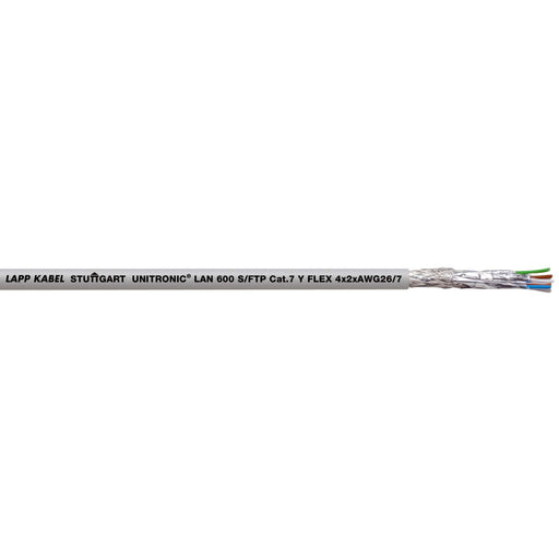 Lapp Kabel&Leitung - Daten- und Kommunikationskabel UNITRONIC LAN 600 S/FTP 2170144/500 CAT7 Y FLEX − 500 Meter