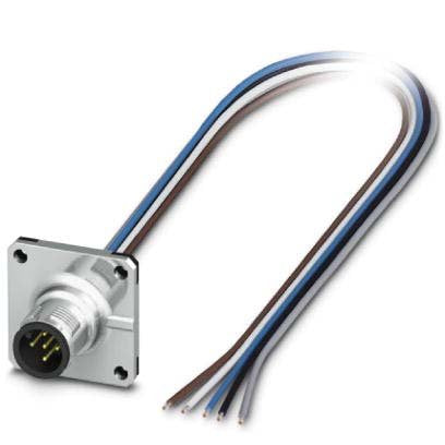 Phoenix Contact - Rundsteckverbinder, feldkonfektionierbar (Industriesteckverbinder) Einbausteckverbinder SACC-SQ-M12M#1441642