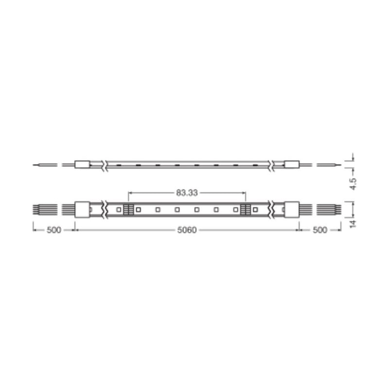 Ledvance - Lichtschlauch/-band RGBW LED-Stripe LSP1000RGBW9655IP67 IP67, 965