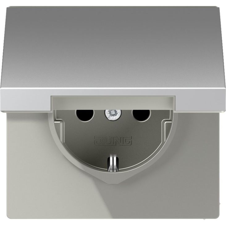 Jung - Steckdose SCHUKO-Steckdose 16A 250V AL 1520 KIKL Klappdeckel