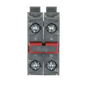 ABB Stotz S&J - Hilfsschalterblock Doppelkontaktblock MCB-02B f.rückw. Befestigung