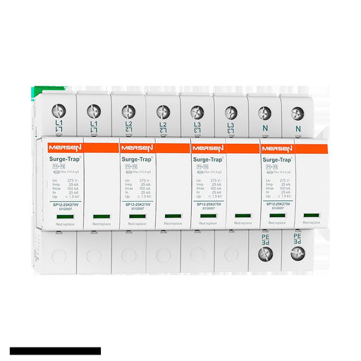 Mersen - Blitzstromableiter für Energietechnik Überspannungsableiter STPT12-25K275V-4P Typ1+2 25kA Uc275V